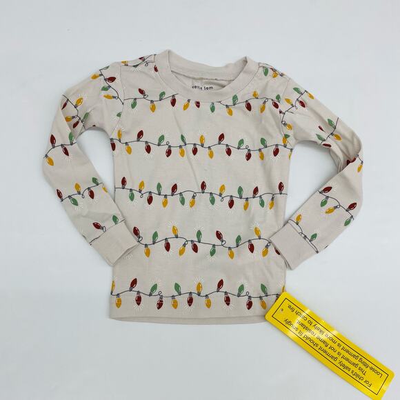 NWT Petit Lem Size 14 Christmas Light PJs - Picture 3 of 3